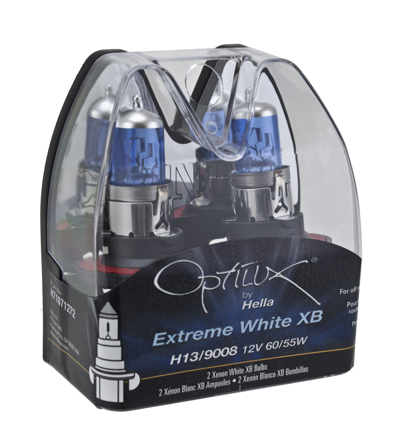 Hella H71071272 Optilux H13/9008 12V 60/55W XB Xenon White Bulbs (Pair)