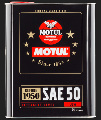 Motul 104510-1 Classic SAE 50 Oil - 2L - Single