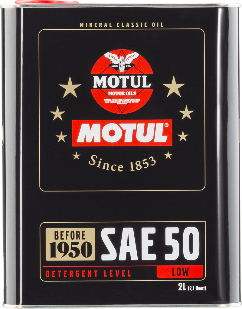 Motul 104510 Classic SAE 50 Oil - 2L