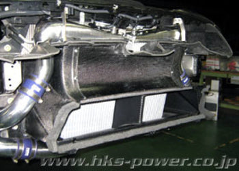 HKS 13001-AN013 09 fits Nissan GTR R35 2 Core FMIC includes Carbon Air Duct and Full Piping Kits