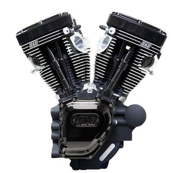 S&S Cycle 07-16 Touring Models T143 Black Edition Longblock Engine - 635 GPE Cams