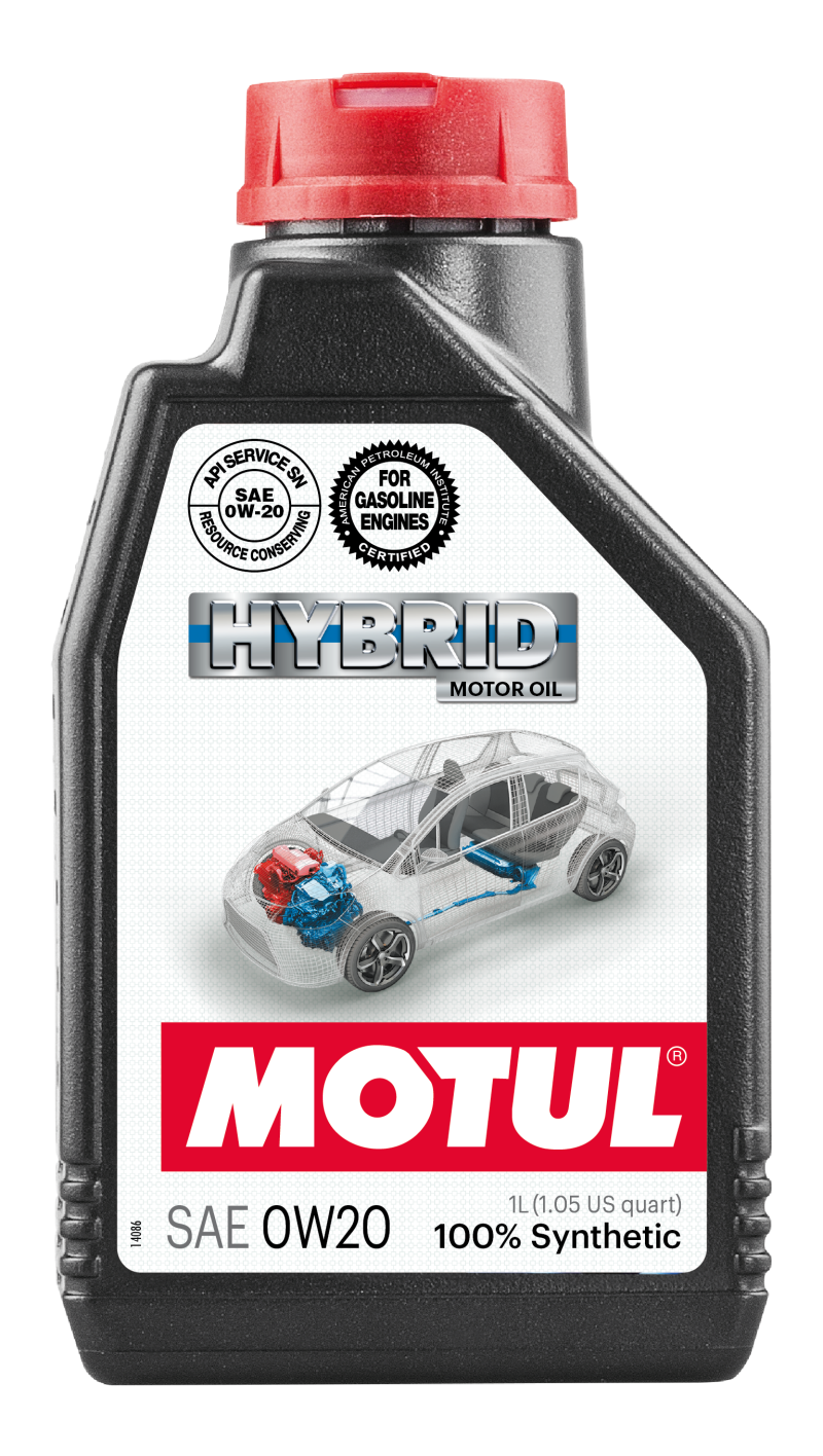 Motul 107141 1L Hybrid Synthetic Motor Oil - 0W20