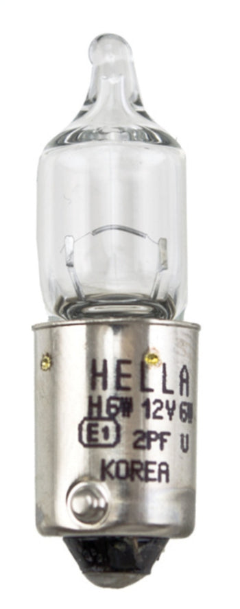 Hella H6W Bulb H6W 12V 6W BAX9s T2.75