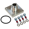 Moroso -8AN Male 4-Bolt Square Flange Dry Sump Square Base Fitting
