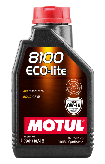 Motul 110376 1L Synthetic Engine Oil 8100 0W16 Eco-Lite