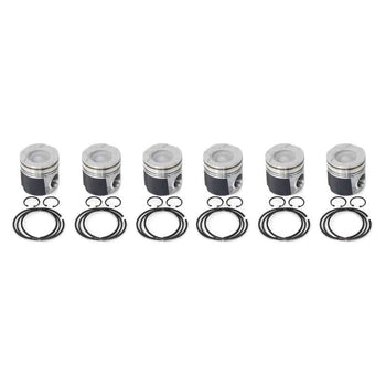 Industrial Injection PDM-3673.020 04.5-07 fits Dodge 24V .020 Oversized Piston w/Rings Wrist Pins / Clips(Set)