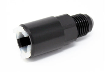 Torque Solution Push-On Quick Disconnect Adapter Fitting: 5/16in SAE to -6AN Male Flare