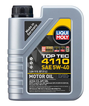 LIQUI MOLY 1L Top Tec 4110 Motor Oil SAE 5W40