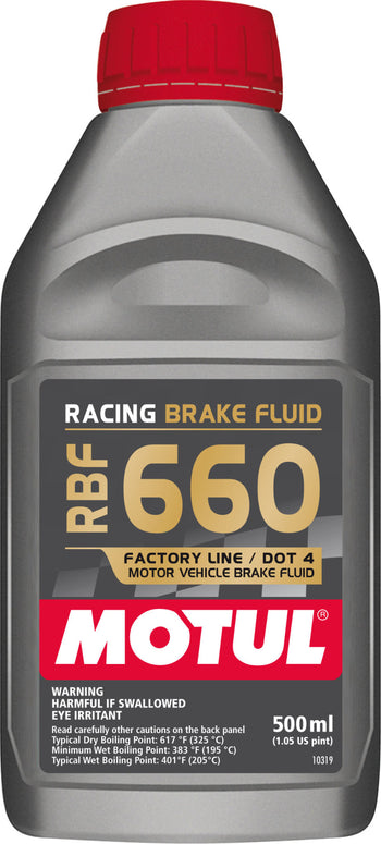 Motul 101667 1/2L Brake Fluid RBF 660 - Racing DOT 4