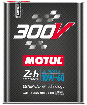 Motul 110864 2L Synthetic-ester Racing Oil 300V Le Mans 10W60 10x2L