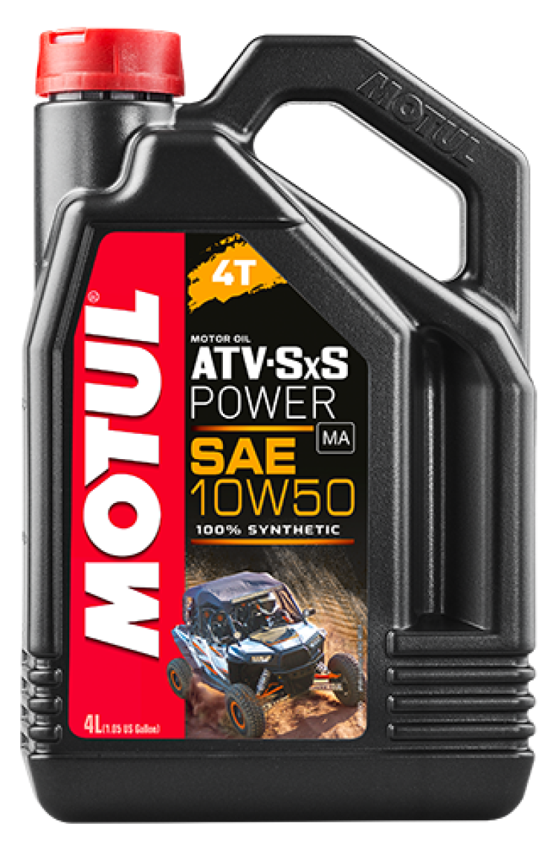 Motul 105901 4L ATV-SXS POWER 4-Stroke Engine Oil 10W50 4T