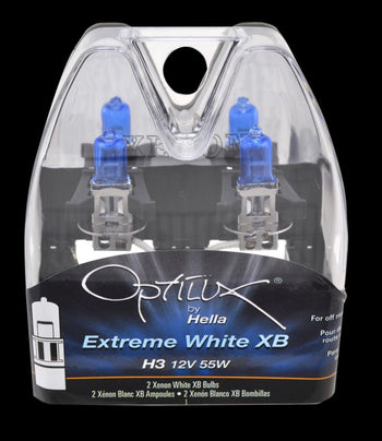 Hella H71071312 H3 12V 55W Xen White XB Bulb (Pair)