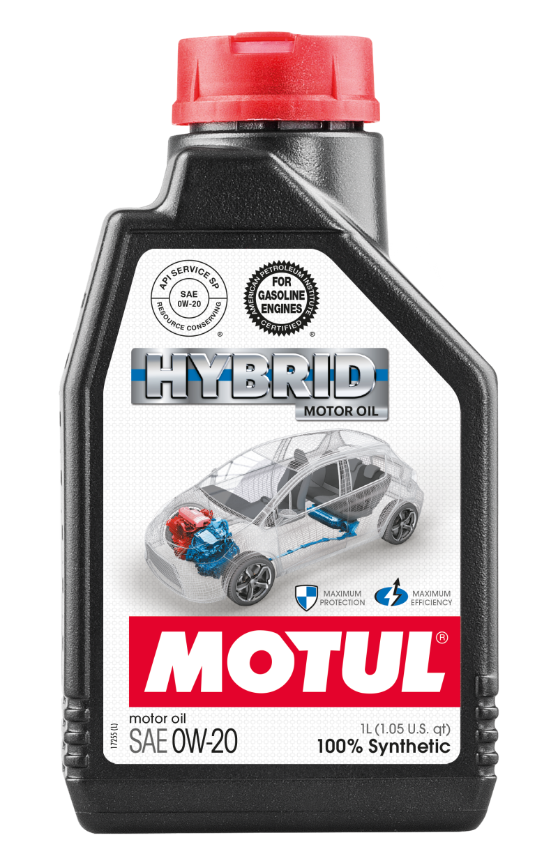 Motul 107141 1L Hybrid Synthetic Motor Oil - 0W20