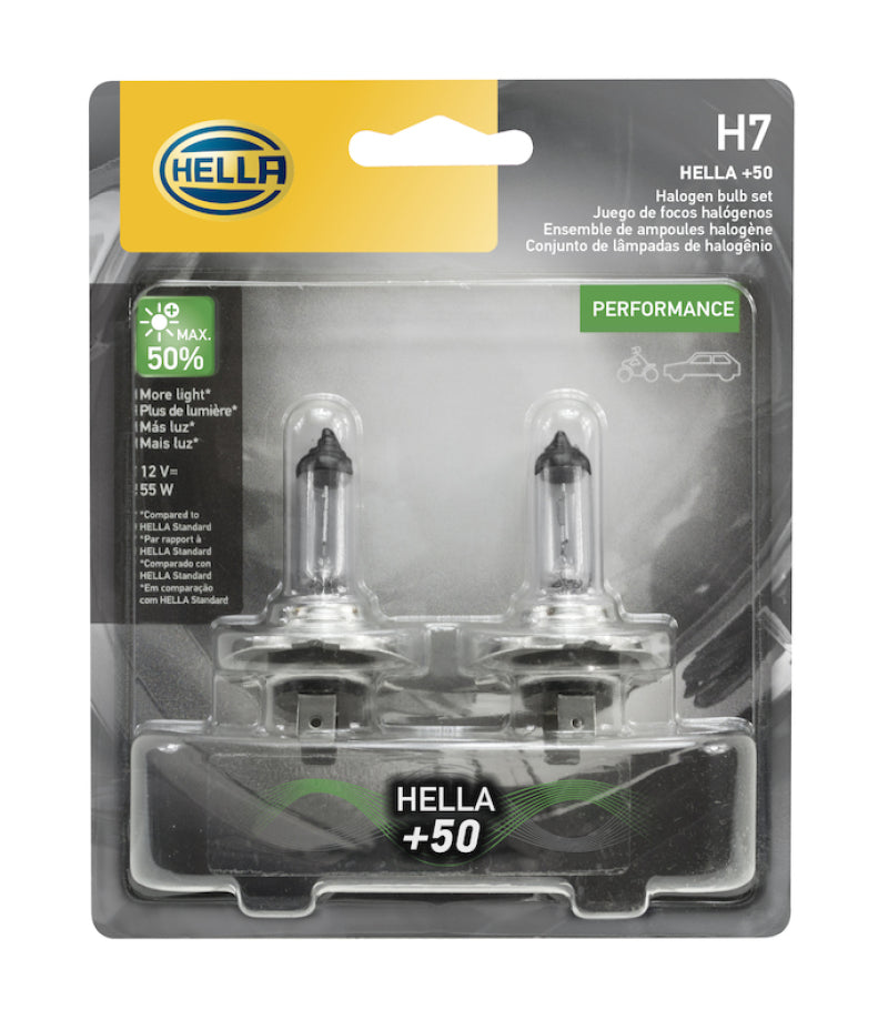 Hella H7P50TB Bulb H7 12V 55W Px26D T4625 +50 (2)