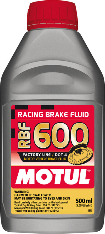 Motul 100949 1/2L Brake Fluid RBF 600 - Racing DOT 4
