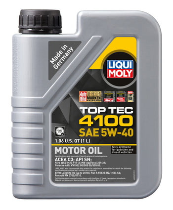 LIQUI MOLY 2329 1L Top Tec 4100 Motor Oil SAE 5W40