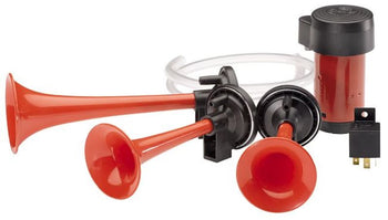 Hella 3001671 Triple-Tone Air Horn Kit 12V