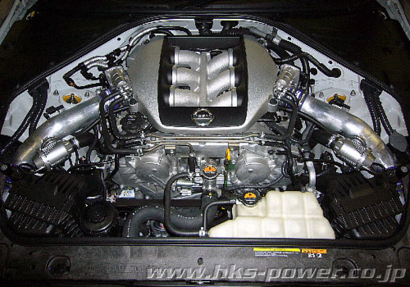 HKS 71008-AN027 GT-R R35 SSQV4 BOV Kit Includes 2 SSQV & Polished Aluminum Pipes