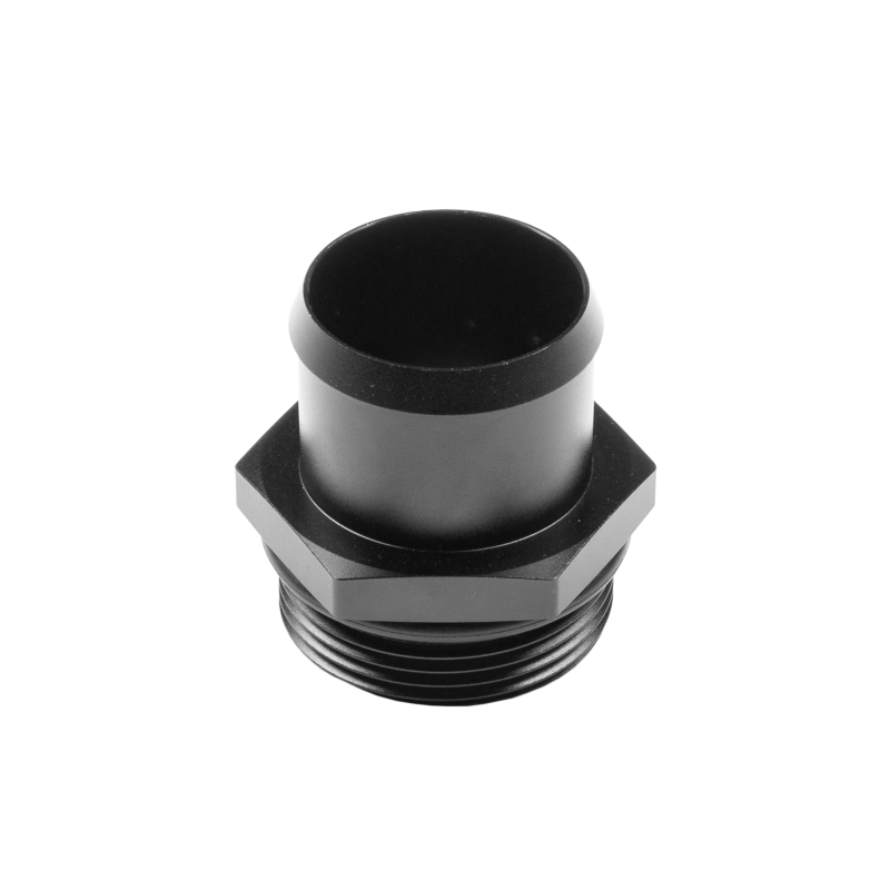 Chase Bays 20AN ORB to 35mm/1.38in Push-On Hose Aluminum Adapter - Black